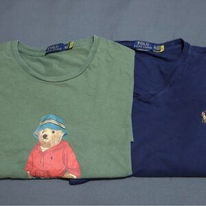 Polo Ralph Lauren Shirts Men's Size XXL Short Sleeve, Lot of 2